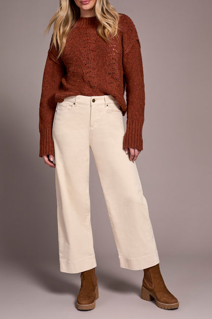 Multi Speckle Crew Neck Sweater