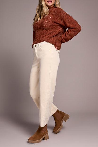 Multi Speckle Crew Neck Sweater