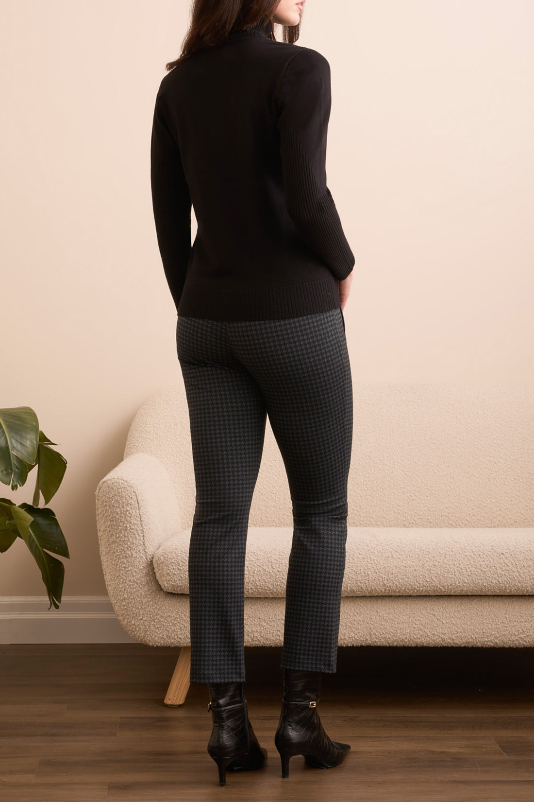 Top Stitch Johnny Collar Lightweight Sweater