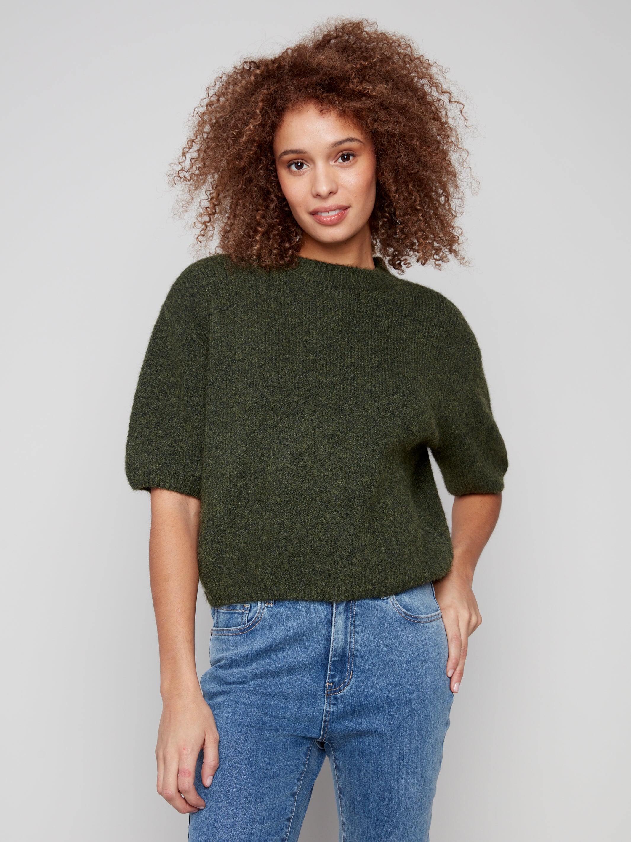 Balloon Sleeve Sweater