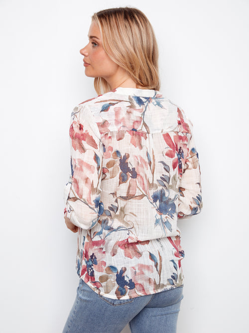 Light gauze 3/4 Sleeve