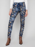Printed Crinkle Suede Jogger Pants - Rio